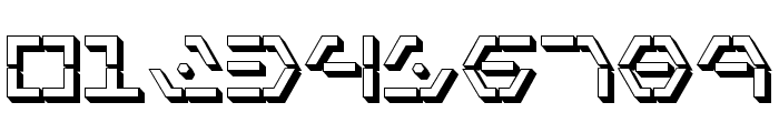 Zeta Sentry 3D Font OTHER CHARS
