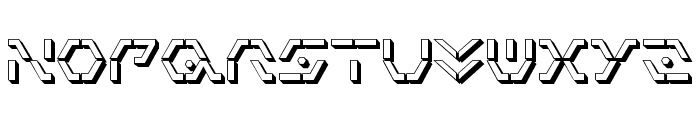Zeta Sentry 3D Font LOWERCASE