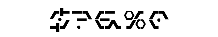 Zeta Sentry Bold Font OTHER CHARS