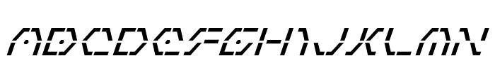 Zeta Sentry Italic Font LOWERCASE