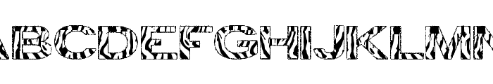 zebra tfb Font LOWERCASE