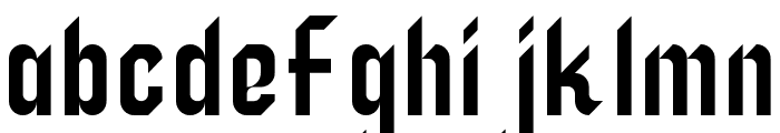 Zillah Regular Font LOWERCASE