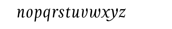 Zingha Regular Italic OT Font LOWERCASE