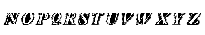 Zippo Font UPPERCASE