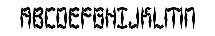 Zirconia BRK Font UPPERCASE