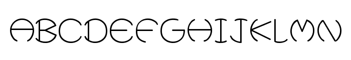 ZirkleOne Regular Font UPPERCASE