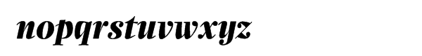 Zocalo Display Bold Italic Font LOWERCASE