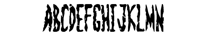 Zombie Shooting Font LOWERCASE