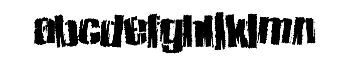 ZombieState Font LOWERCASE