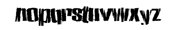 ZombieState Font LOWERCASE
