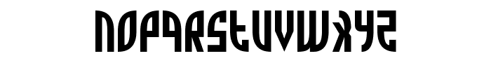 Zone Rider Font LOWERCASE