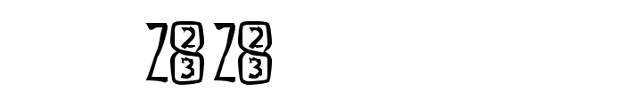 Zone23_Lightning Font OTHER CHARS