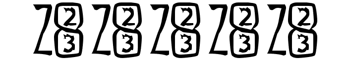 Zone23_Rayz Font OTHER CHARS