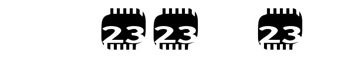 Zone23_zazen matrix Font OTHER CHARS