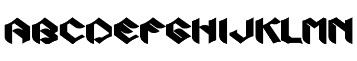 Zook Font LOWERCASE