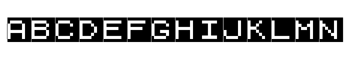 ZX81 Font LOWERCASE