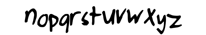 ZXScript Font LOWERCASE