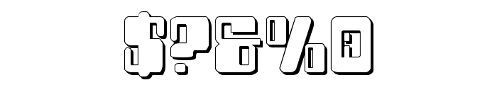 Zyborgs 3D Font OTHER CHARS