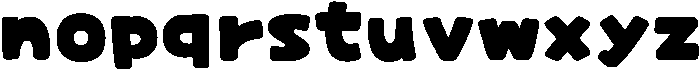 ???????Rounded otf (400) Font LOWERCASE