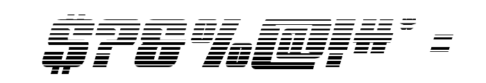 '89 Speed Affair Gradient Ital Font OTHER CHARS