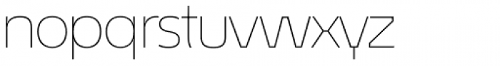 Ã‰conoSans Pro 33 Thin Expanded Font LOWERCASE