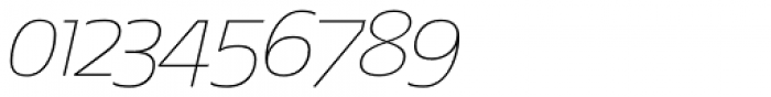 ÉconoSans Pro 34 Thin Expanded Italic Font OTHER CHARS
