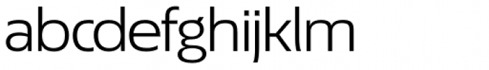 ÉconoSans Pro 53 Book Expanded Font LOWERCASE
