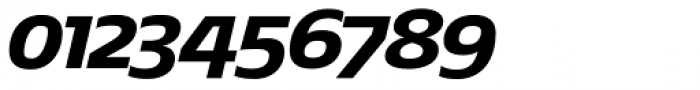 ÉconoSans Pro 84 Heavy Expanded Italic Font OTHER CHARS