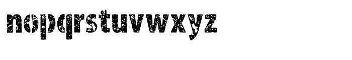 066 Army Regular Font LOWERCASE