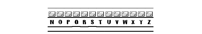 (Bus-words) Font LOWERCASE