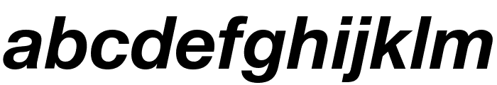 .Helvetica NeueUI Bold Italic Font LOWERCASE