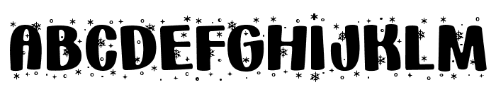 _Holiday * Snowflakes_ Regular Font UPPERCASE