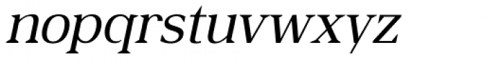 -OC Bartok Regular Oblique Font LOWERCASE