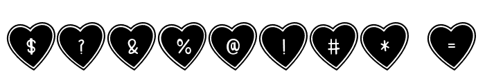 (True_Love_Hearts) Font OTHER CHARS