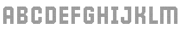 10 Pixel Regular Font UPPERCASE