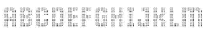 10 Pixel Thin Font UPPERCASE