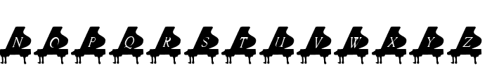 101! Baby Grand Font UPPERCASE