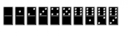 112 Hours Domino Black Font OTHER CHARS