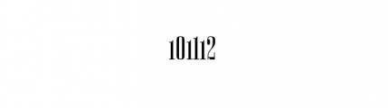 112 Hours Liberty Font UPPERCASE
