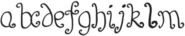 12th Knight Regular otf (400) Font LOWERCASE