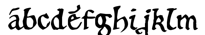 12th c. Abbey Font LOWERCASE