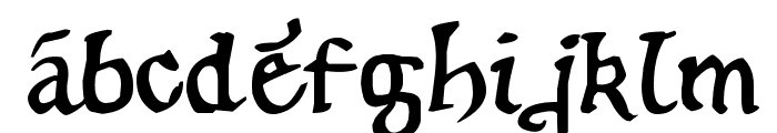 12th century caps Font LOWERCASE