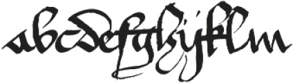 1420_Script_Gothic otf (400) Font LOWERCASE