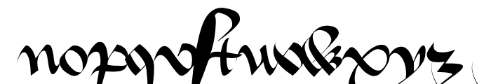 1413-Cursive Font LOWERCASE