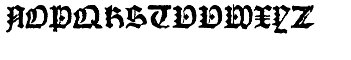 1462 Bamberg Normal Font UPPERCASE