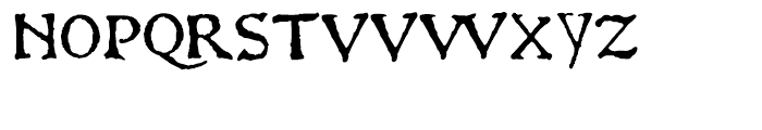 1467 Pannartz Latin Normal Font UPPERCASE