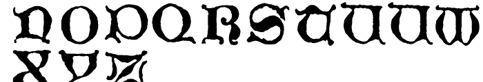 1479 Caxton Initials Regular Font LOWERCASE
