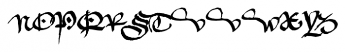 1420_Script_Gothic Normal Font UPPERCASE