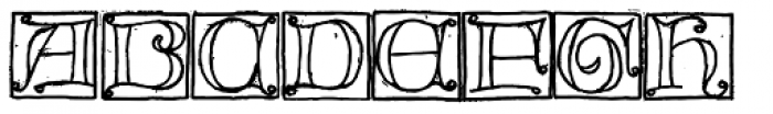 1495 Lombardes Normal Font UPPERCASE