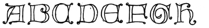 1495 Lombardes Normal Font LOWERCASE